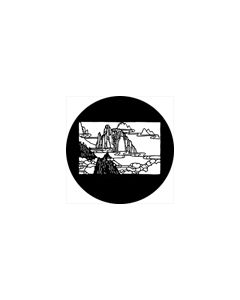 Standard Steel Gobo #78541 - Cloud Mountain - Size M (66mm)