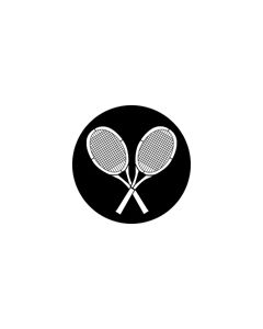 Standard Steel Gobo #76522 - Anyone for Tennis - Size M (66mm)