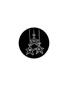Standard Steel Gobo #76536 - Dangling Stars - Size M (66mm)