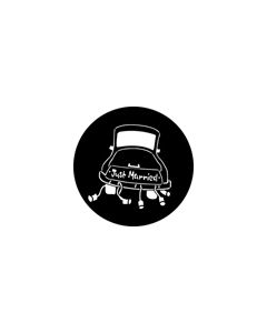 Standard Steel Gobo #76545 - Just Married 2 - Size M (66mm)