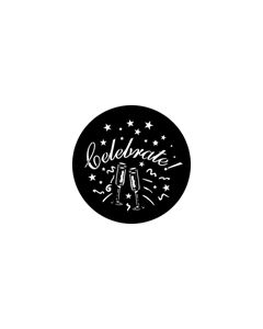 Standard Steel Gobo #76588 - Celebration Drinks - Size M (66mm)