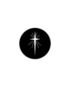Standard Steel Gobo #77707 - Star of Bethlehem 1 - Size M (66mm)
