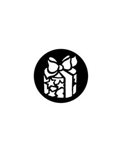 Standard Steel Gobo #78378 - Presents 1 - Size M (66mm)