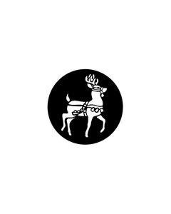 Standard Steel Gobo #78382 - Reindeer - Size M (66mm)