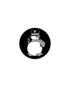 Standard Steel Gobo #78385 - Frosty - Size M (66mm)