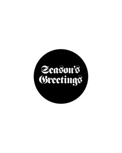 Standard Steel Gobo #78389 - Seasons Greeting 2 - Size M (66mm)