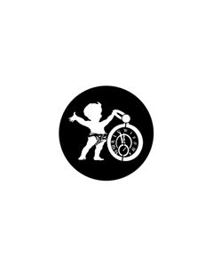 Standard Steel Gobo #78392 - Baby New Year - Size M (66mm)