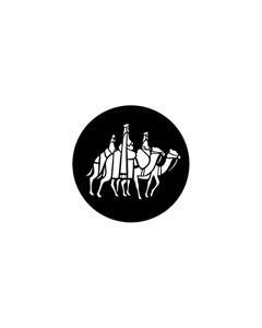 Standard Steel Gobo #78394 - Three Kings - Size M (66mm)