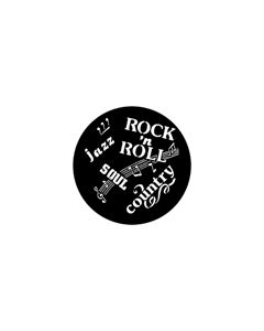 Standard Steel Gobo #79140 - Music Mix - Size M (66mm)