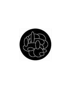Standard Steel Gobo #74055 - Organic 5 - Size M (66mm)