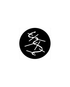 Standard Steel Gobo #74064 - Organic 14 - Size M (66mm)