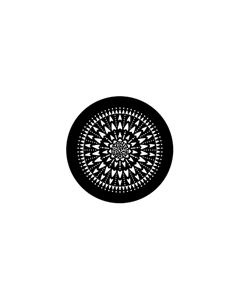 Standard Steel Gobo #77231 - Kaleidoscope - Size M (66mm)