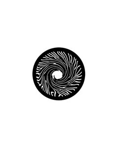 Standard Steel Gobo #77277 - Twister - Size M (66mm)