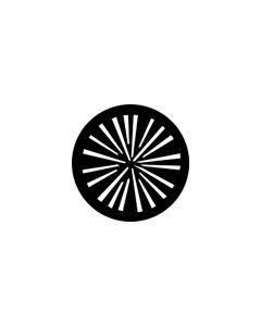 Standard Steel Gobo #77658 - Explode - Size M (66mm)