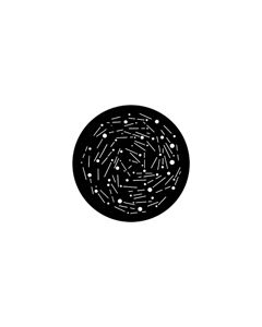 Standard Steel Gobo #77899 - Cosmic - Size M (66mm)