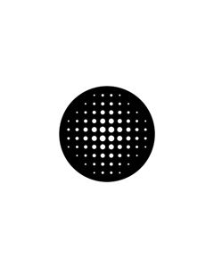Standard Steel Gobo #77926 - Solitaire - Size M (66mm)