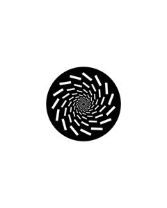 Standard Steel Gobo #77927 - Vortex - Size M (66mm)