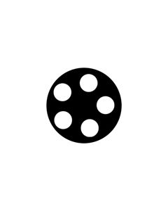Standard Steel Gobo #78074 - Circles 2 - Size M (66mm)