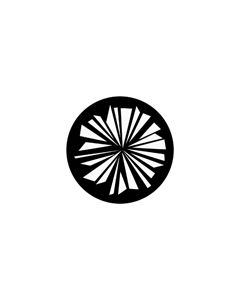 Standard Steel Gobo #78079 - Shatter - Size M (66mm)