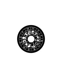 Standard Steel Gobo #78081 - Horoscope - Size M (66mm)
