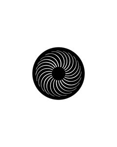 Standard Steel Gobo #79041 - Fan 2 - Size M (66mm)