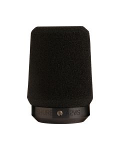 A2WS Locking Microphone Windscreen for SM57, 545 Series Microphones - Black