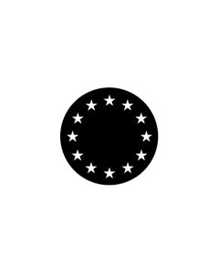 Standard Steel Gobo #77438 - European Stars - Size M (66mm)