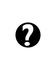 Standard Steel Gobo #77962 - Question Mark - Size M (66mm)
