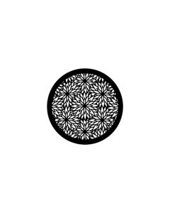 Standard Steel Gobo #71042 - Multiple Flowers - Size M (66mm)
