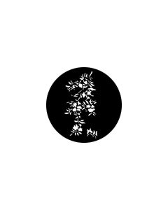 Standard Steel Gobo #76573 - Oriental Flowers - Size M (66mm)