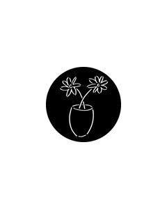 Standard Steel Gobo #76574 - Dainty Flowers - Size M (66mm)