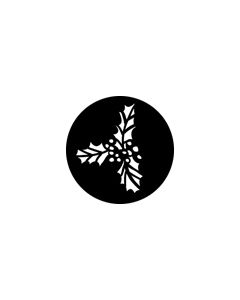 Standard Steel Gobo #76576 - Holly 2 - Size M (66mm)