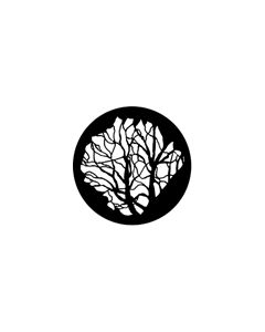 Standard Steel Gobo #77110 - Tree 6 - Size M (66mm)