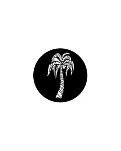 Standard Steel Gobo #77222 - Tropical Palm - Size M (66mm)