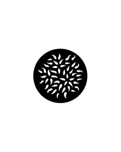 Standard Steel Gobo #77596 - Pear Drops - Size M (66mm)