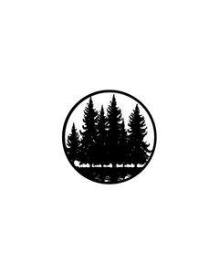 Standard Steel Gobo #78434 - Tree Silhouette 3 - Size M (66mm)