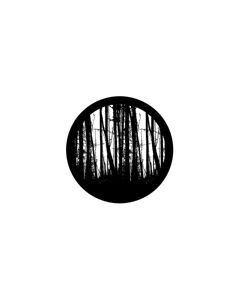 Standard Steel Gobo #78436 - Standing Trees - Size M (66mm)