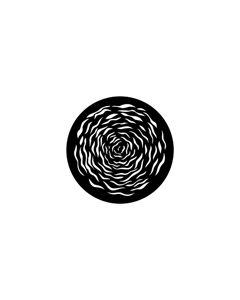 Standard Steel Gobo #77893 - Whirlpool - Size M (66mm)