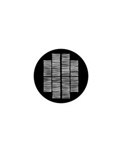 Standard Steel Gobo #77701 - Shutters - Size M (66mm)