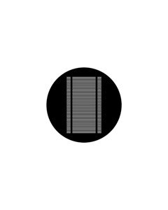Standard Steel Gobo #77702 - Venetian Blind - Size M (66mm)