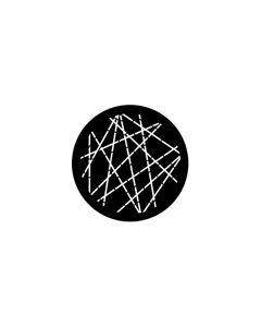 Standard Steel Gobo #77217 - Pick Up Sticks Reversed - Size M (66mm)
