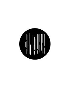Standard Steel Gobo #77503 - Linear 5 - Size M (66mm)