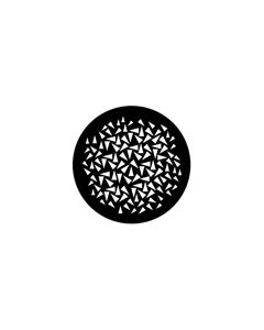 Standard Steel Gobo #77642 - Triangles (Small) - Size M (66mm)