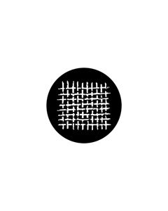Standard Steel Gobo #78048 - Weave - Size M (66mm)