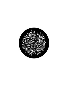 Standard Steel Gobo #78131 - Frazzle - Size M (66mm)