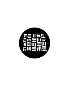 Standard Steel Gobo #78206 - Pavers - Size M (66mm)