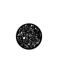 Standard Steel Gobo #78228 - Irregular Dots - Size M (66mm)