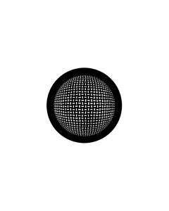 Standard Steel Gobo #78445 - Grid Sphere - Size M (66mm)