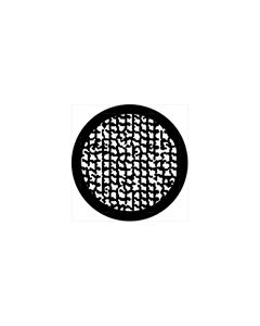 Standard Steel Gobo #78448 - Old Screen - Size M (66mm)