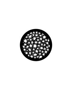 Standard Steel Gobo #79087 - Splat Breakup - Size M (66mm)